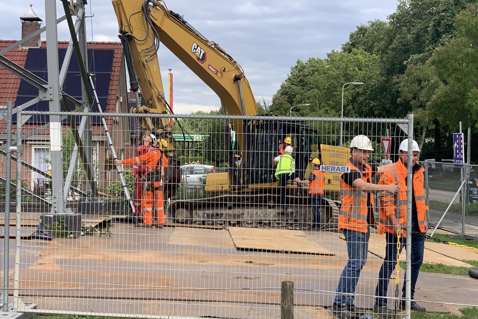 Voorbereiding op knippen mast